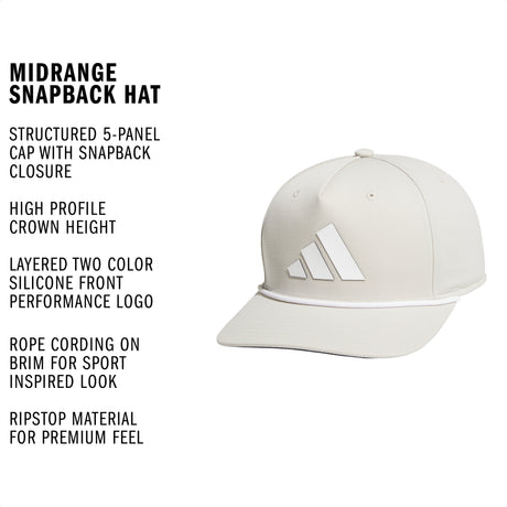 adidas Men's Midrange Snapback Hat-2