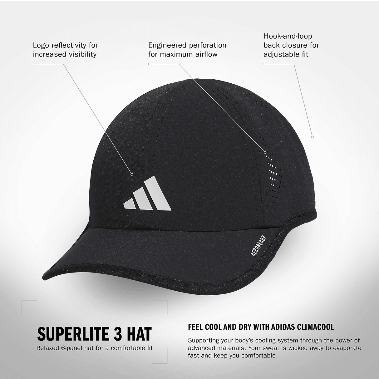 adidas Women's Superlite 3 Hat-2