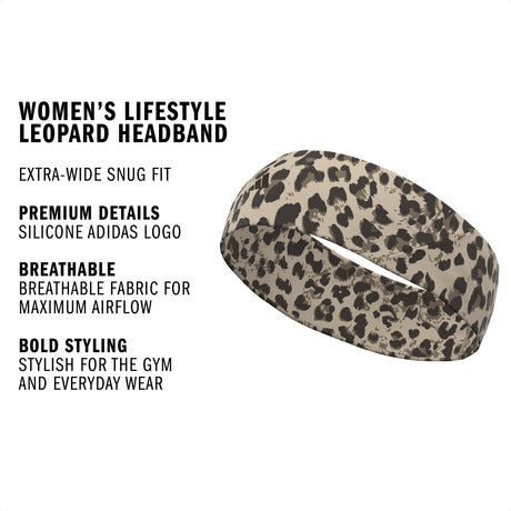 adidas Women's Lifestyle Leopard Headband-2