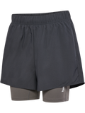 hummel Women's HIIT Intensity 2 In 1 Shorts-1