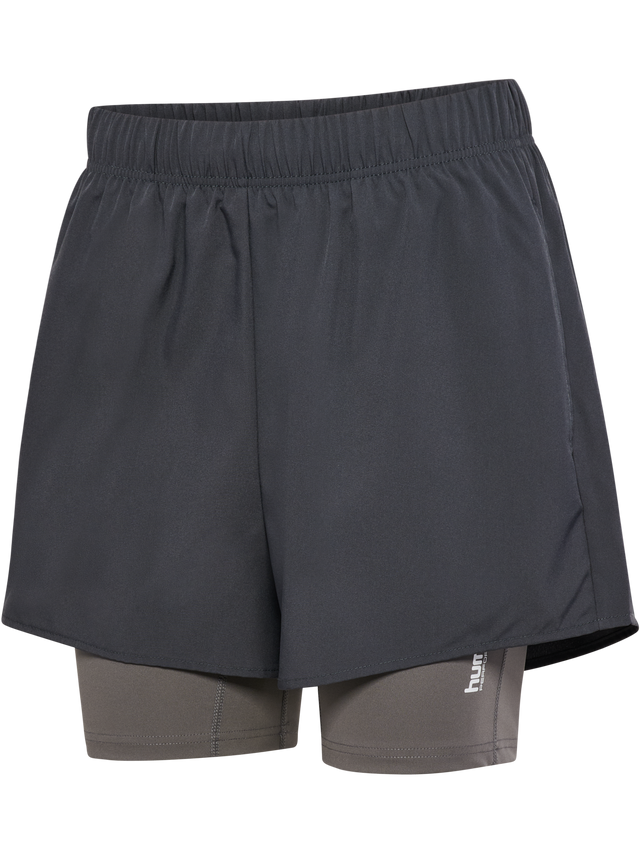 hummel Women's HIIT Intensity 2 In 1 Shorts-1