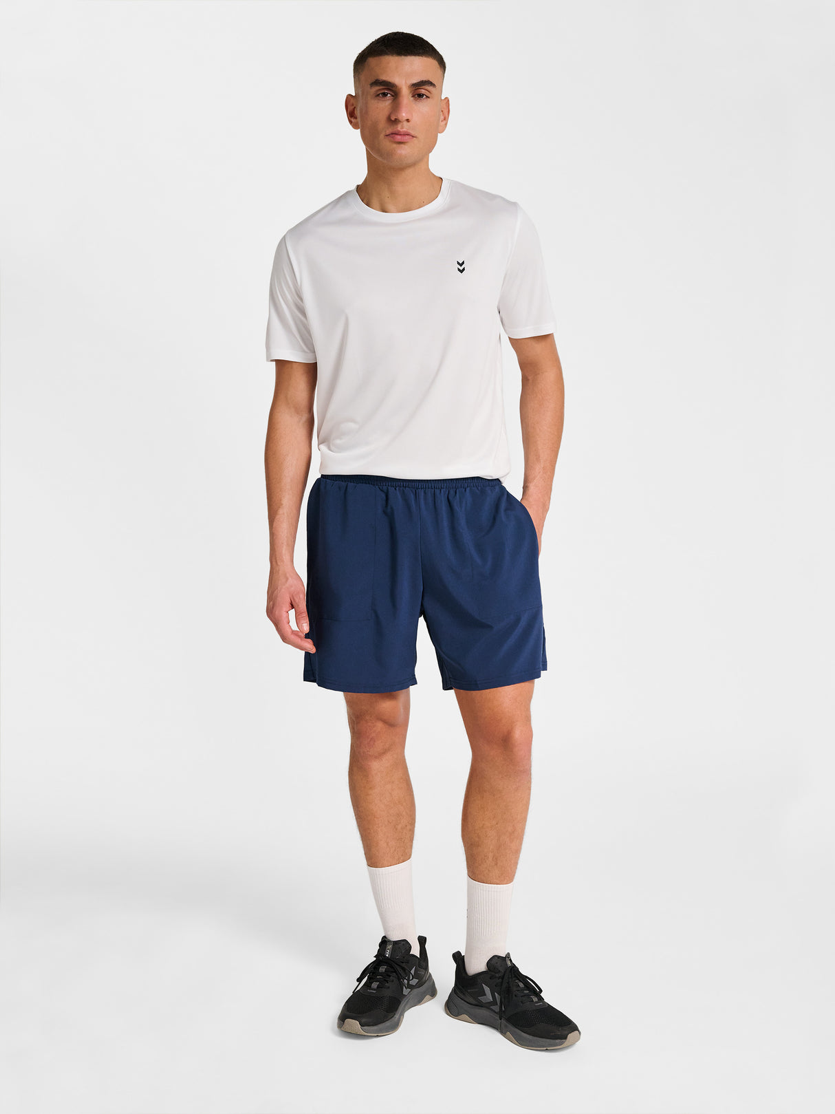 hummel Unisex Pulse Workout Shorts-6