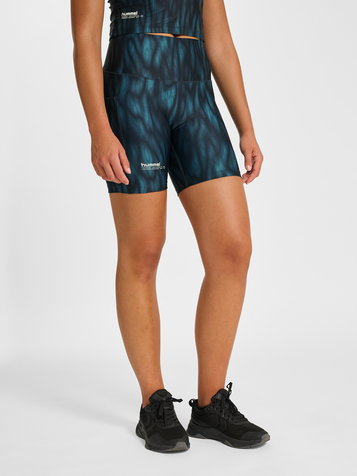 hummel Women's HIIT AOP Intensity Shorts Tights-6