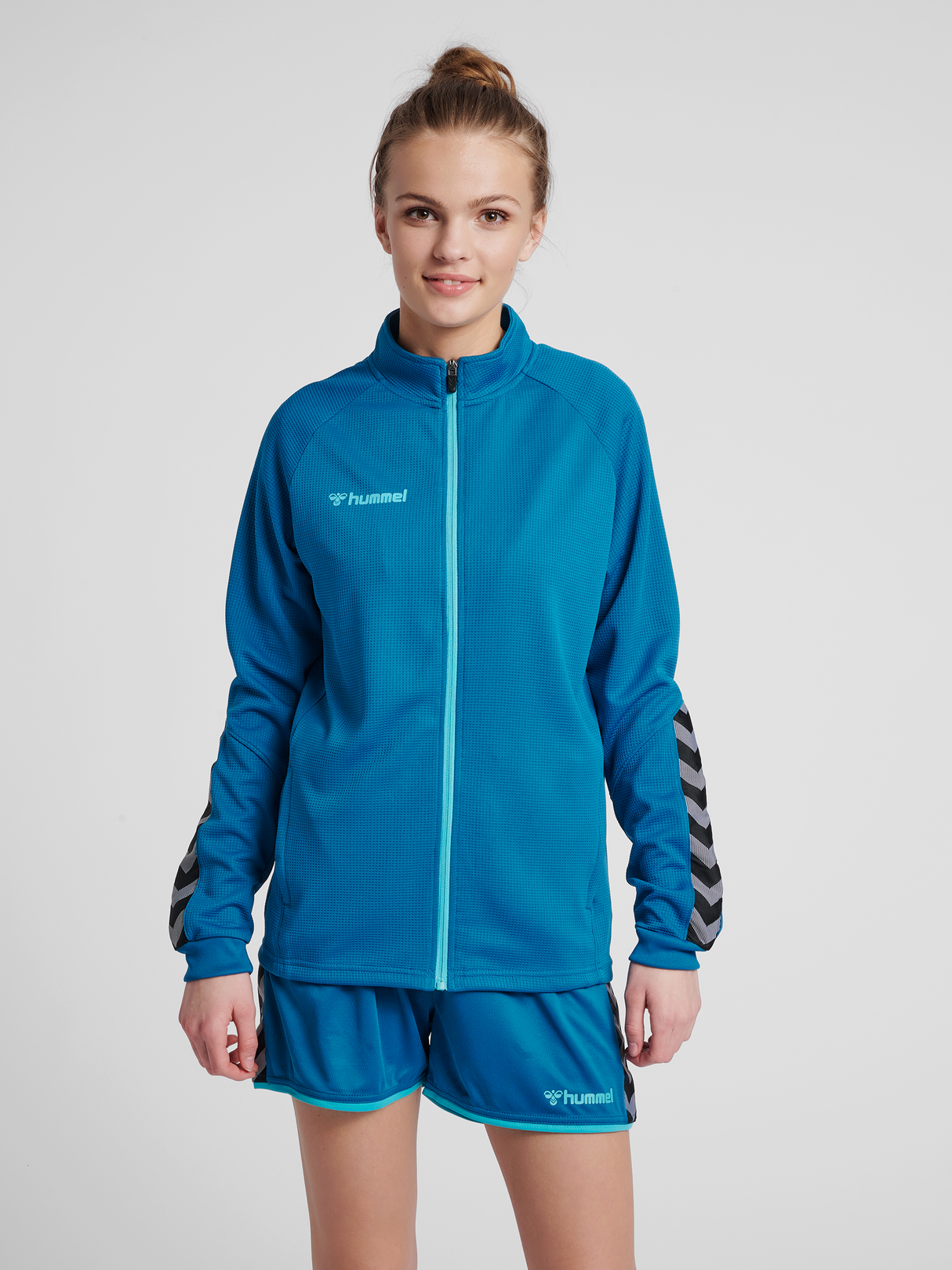 hummel Women's Authentic Poly Zip Jacket-4