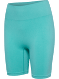 hummel Women's Alive Seamless High Waist Shorts-1