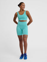 hummel Women's Alive Seamless High Waist Shorts-6