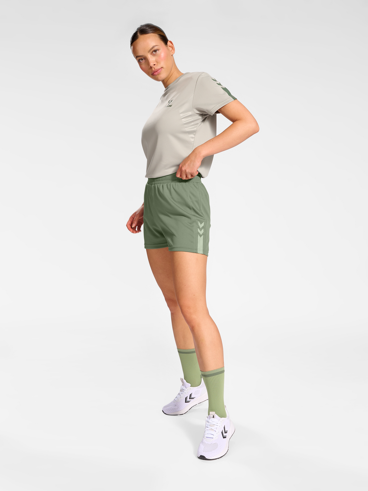 hummel Women's Active Polyester Shorts-5
