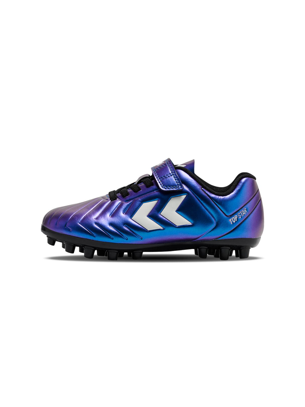 hummel Youth Top Star Mid Ground Velcro 2.0 Cleats-1