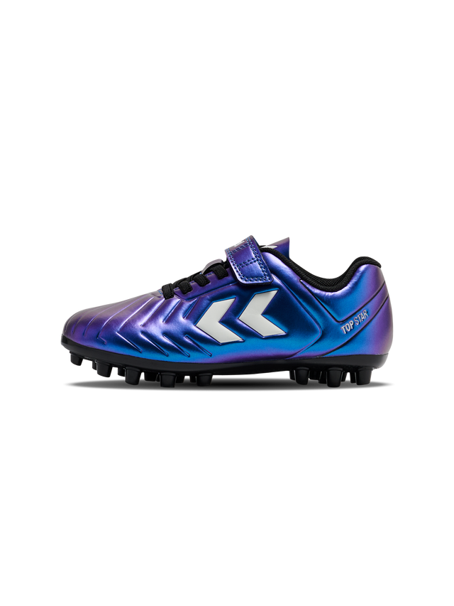 hummel Youth Top Star Mid Ground Velcro 2.0 Cleats-1