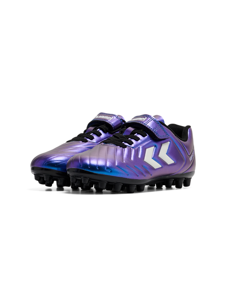 hummel Youth Top Star Mid Ground Velcro 2.0 Cleats-2