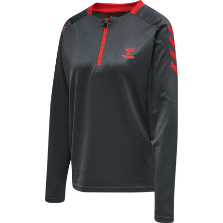 hummel Women's Action Poly Half Zip Sweatshirt-1