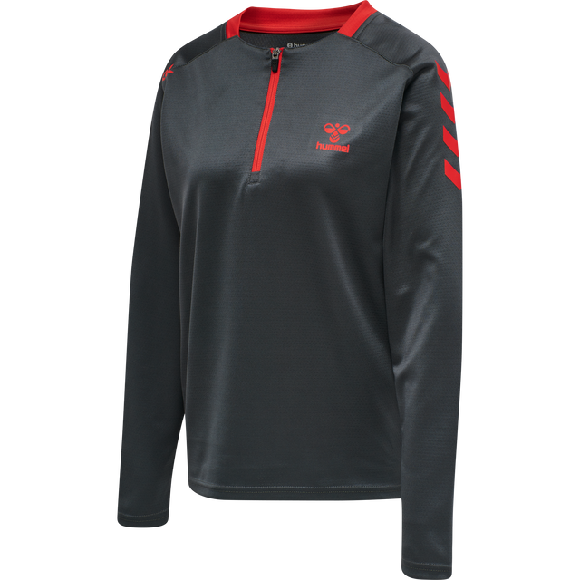 hummel Women's Action Poly Half Zip Sweatshirt-1