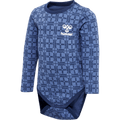 hummel Infant & Toddler Check Bodysuit Long Sleeve-1
