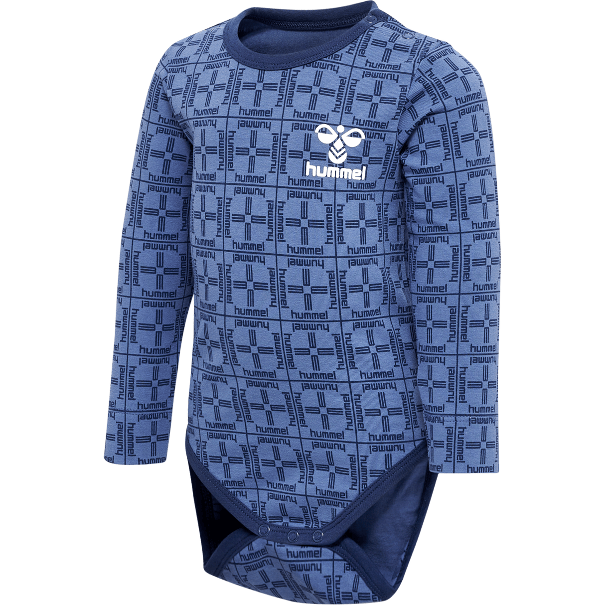 hummel Infant & Toddler Check Bodysuit Long Sleeve-1