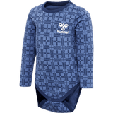 hummel Infant & Toddler Check Bodysuit Long Sleeve-1