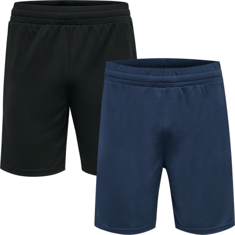 hummel Men's Training Essentials Topaz 2-Pack Shorts-1