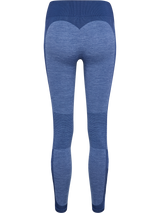 hummel Women's Mindful Training Shine Seamless Mid Waist Tights-2