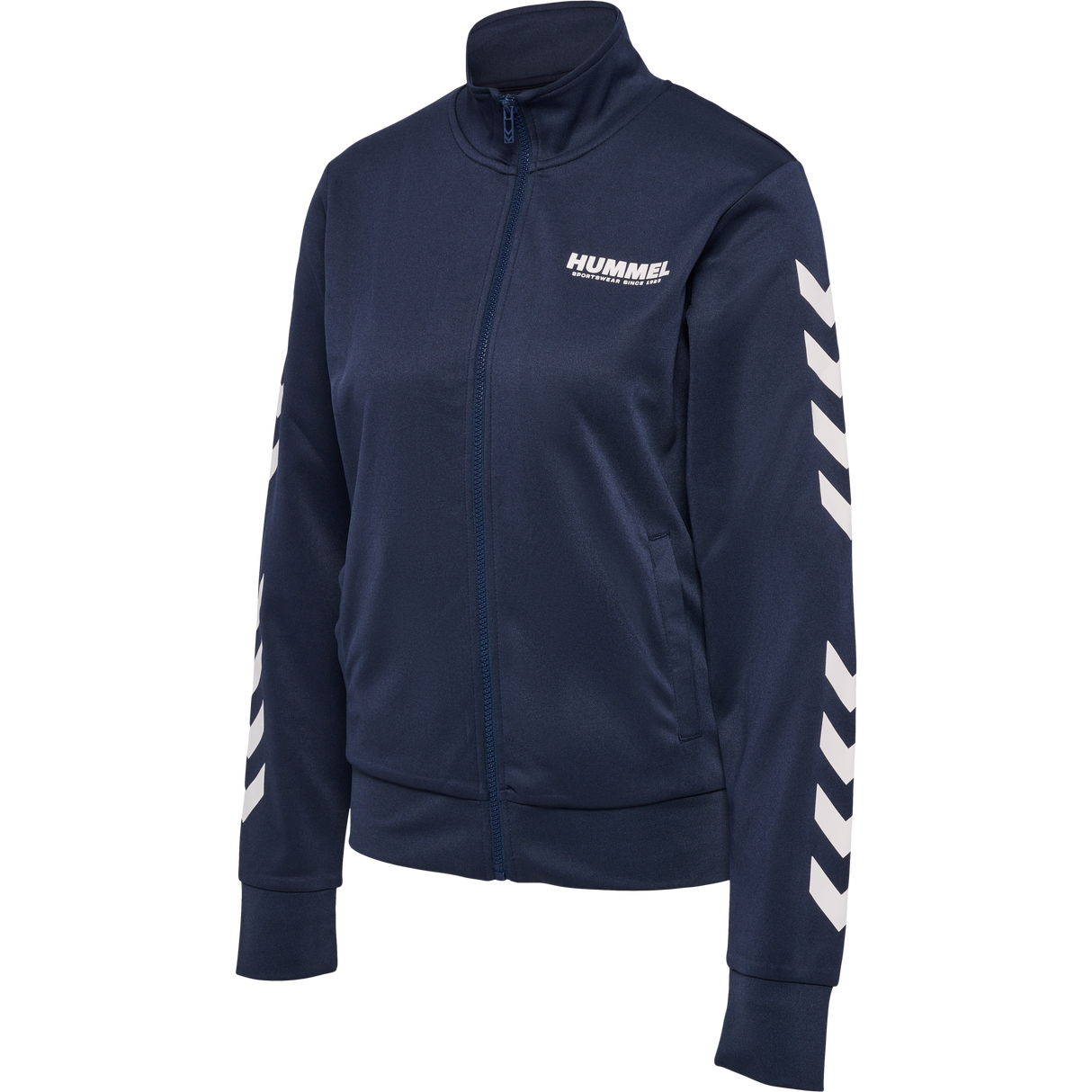 hummel Women's Legacy Poly Zip Jacket-1