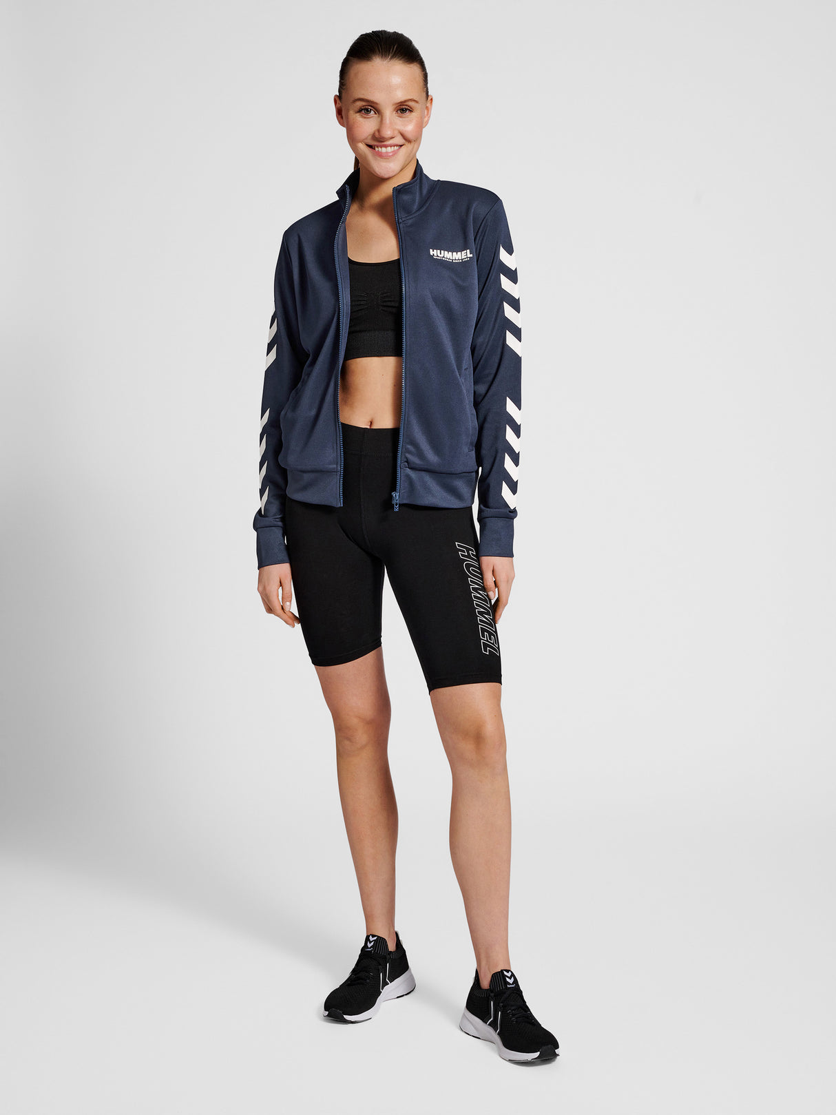 hummel Women's Legacy Poly Zip Jacket-6