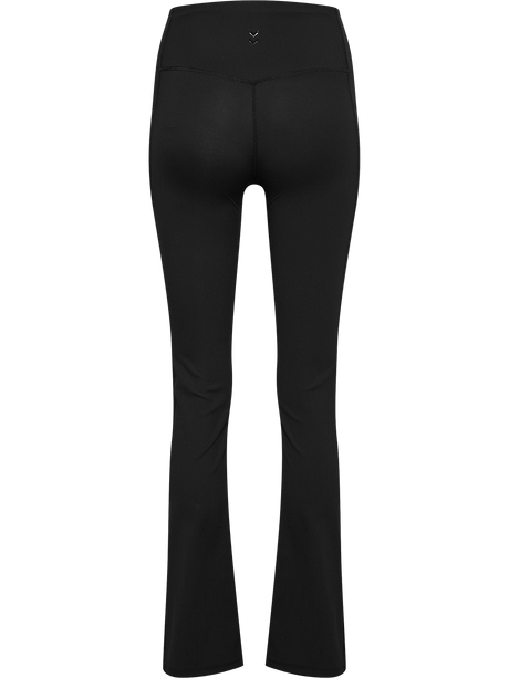 hummel Women's Prima Rib Straight Leg High Waist Tights-2