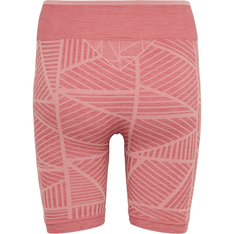 hummel Women's Mindful Training Energy Seamless Mid Waist Shorts-2