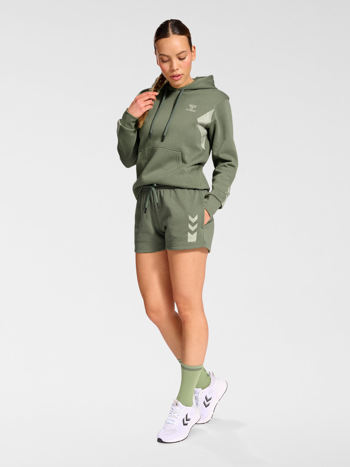hummel Women's Active Cotton Shorts-7