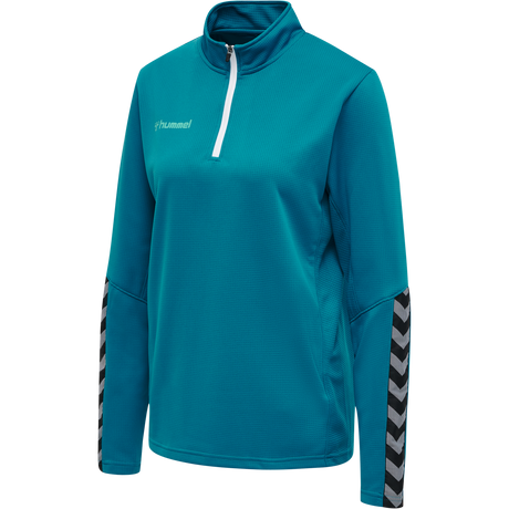 hummel Women's Authentic Half Zip Sweatshirt-1