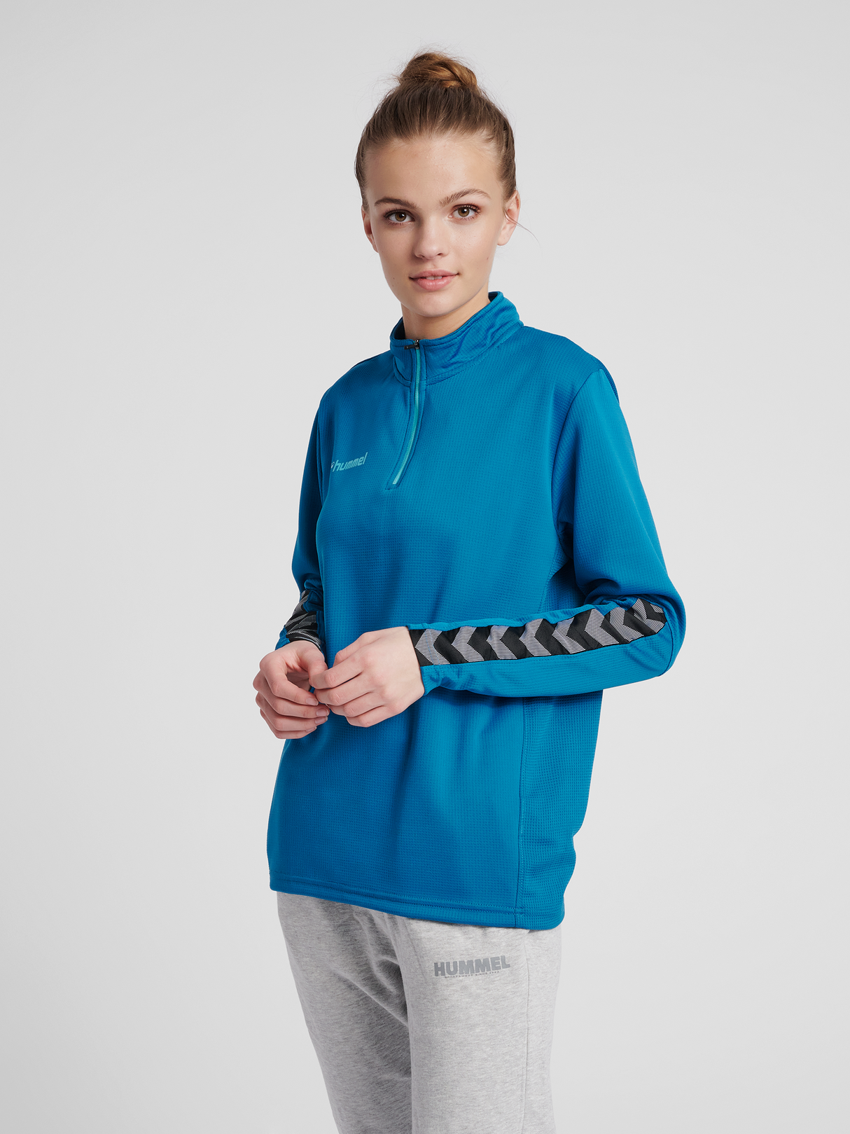 hummel Women's Authentic Half Zip Sweatshirt-4