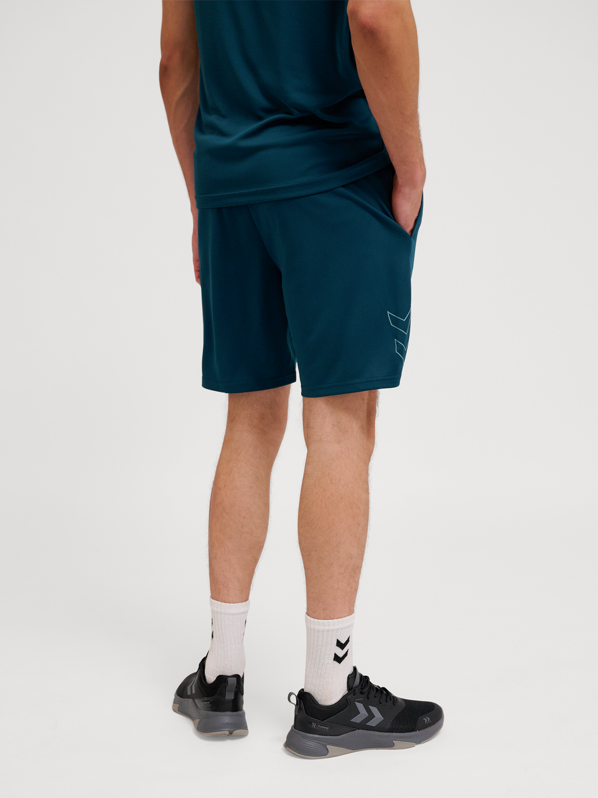 hummel Men's Training Essentials Flex Mesh Shorts-4