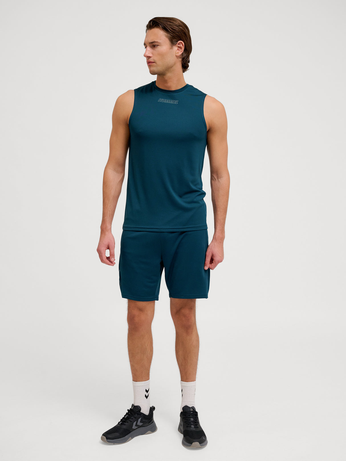 hummel Men's Training Essentials Flex Mesh Shorts-6