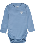 hummel Youth Mini Bee Solid Bodysuit Long Sleeve-1