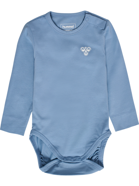 hummel Youth Mini Bee Solid Bodysuit Long Sleeve-1