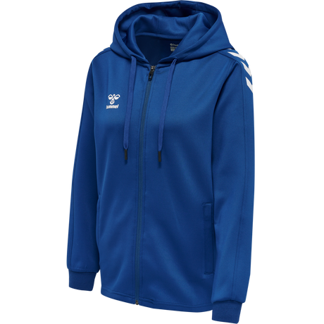 hummel Women's Core XK Poly Zip Hood Sweatshirt-1