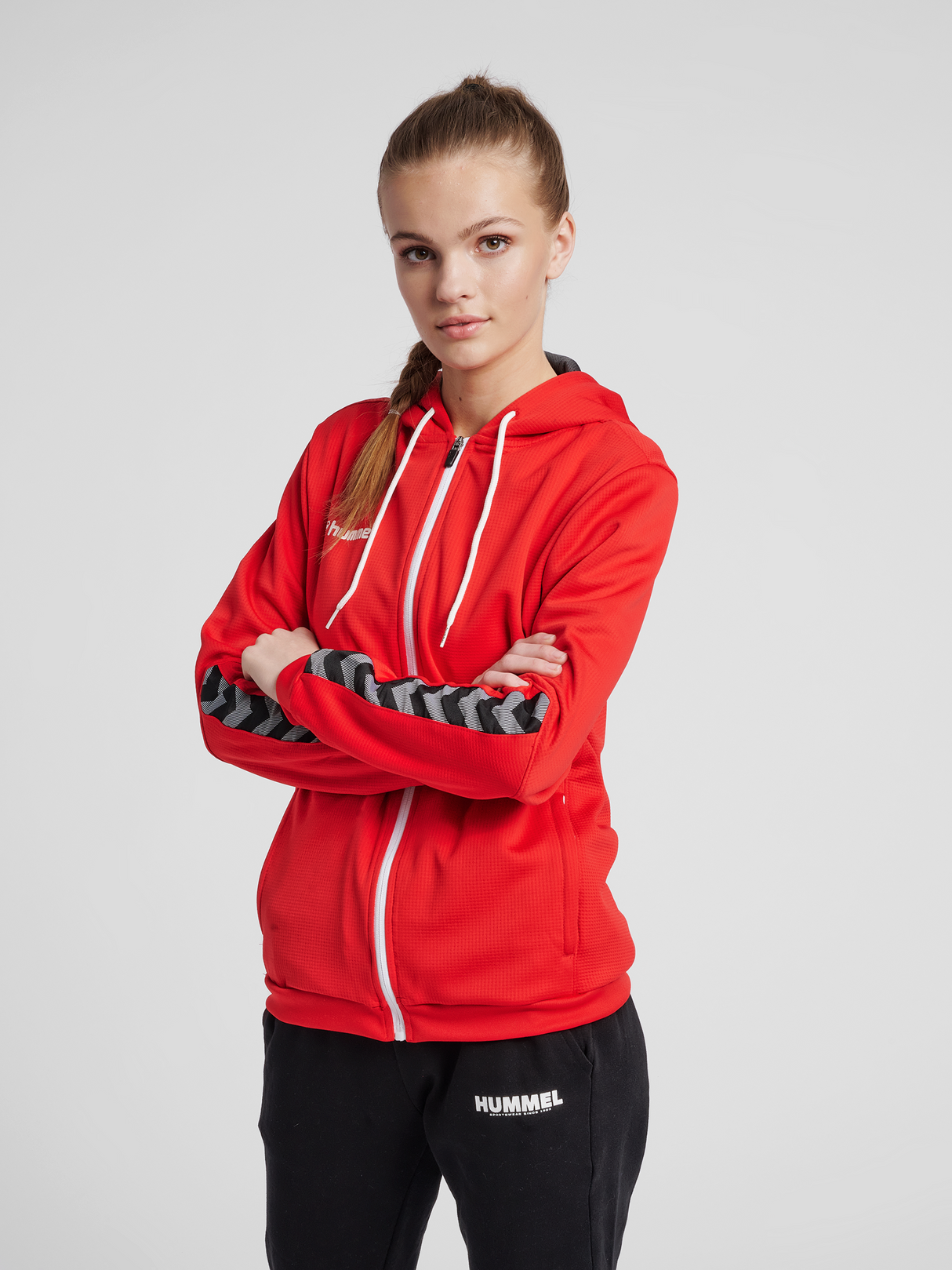 hummel Women's Authentic Poly Zip Hoodie-4
