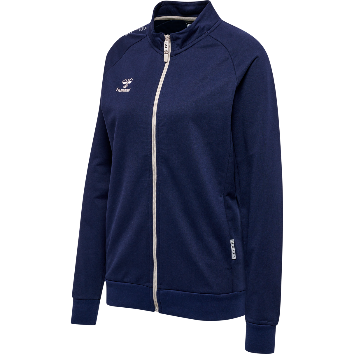 hummel Women's Move Grid Cotton Zip Jacket-1
