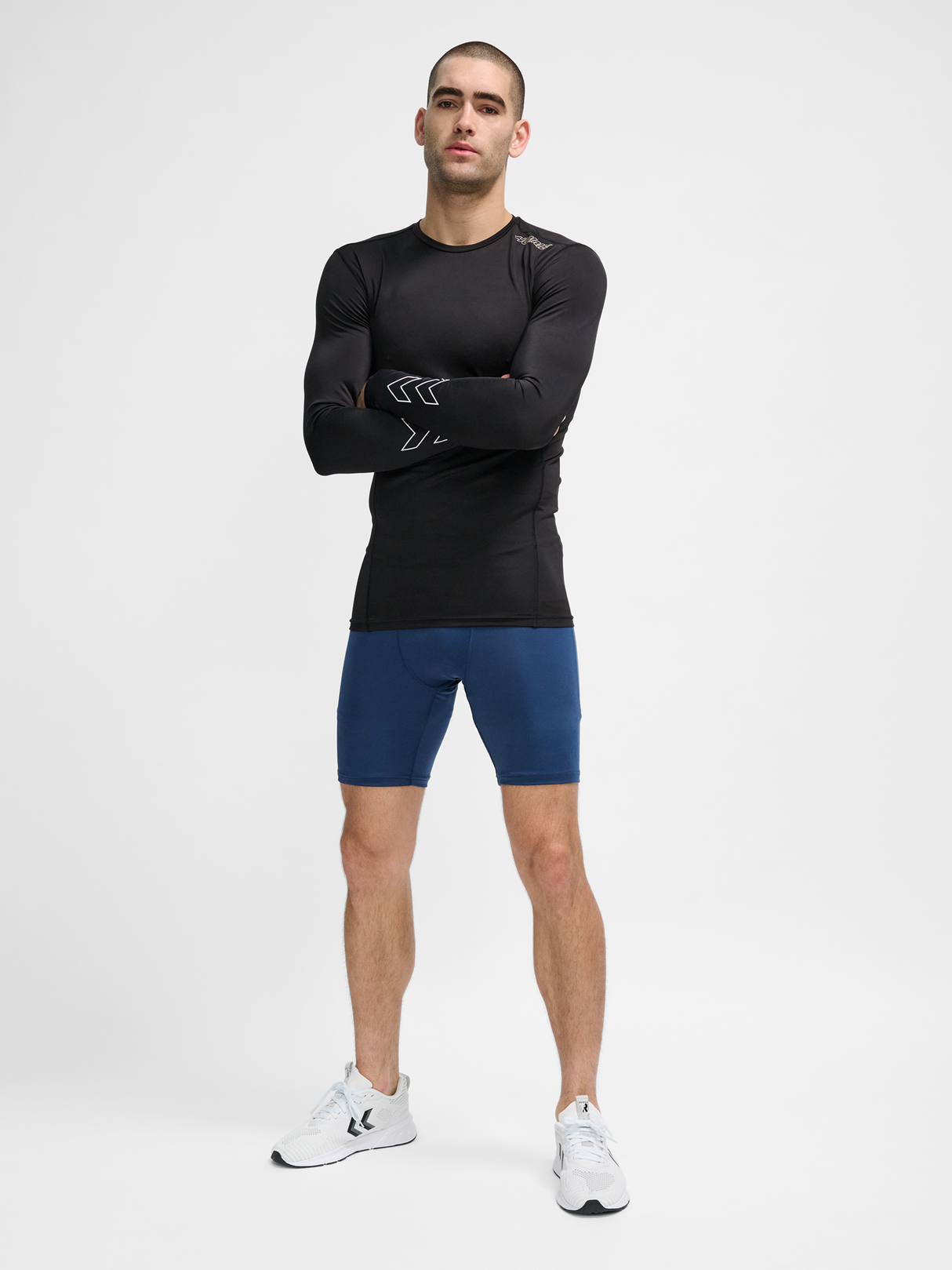 hummel Men's Training Essentials Topaz Tight Shorts-4