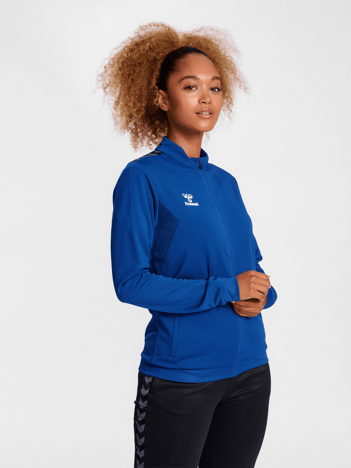 hummel Women's Authentic Polyester Zip Jacket-6