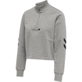 hummel Women's Legacy Nikka Cropped Half Zip-1