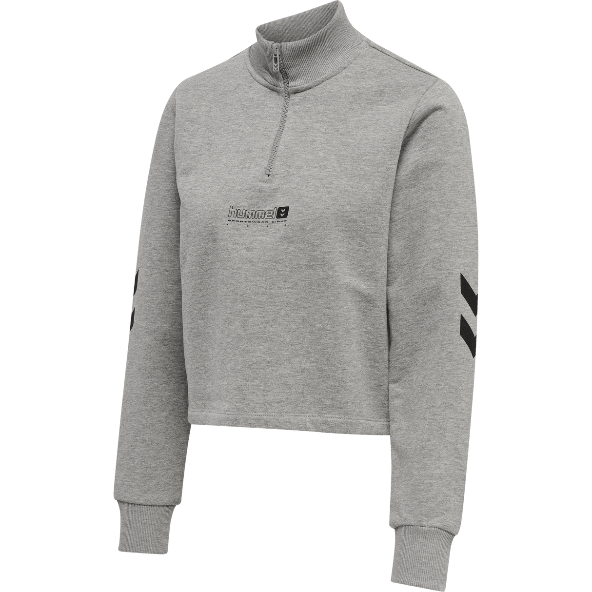 hummel Women's Legacy Nikka Cropped Half Zip-1