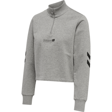 hummel Women's Legacy Nikka Cropped Half Zip-1