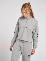 hummel Women's Legacy Nikka Cropped Half Zip-6