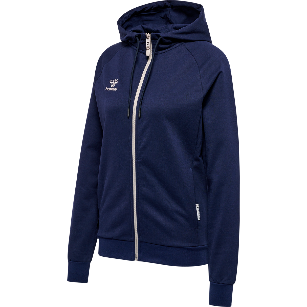 hummel Women's Move Grid Cotton Zip Hoodie-1