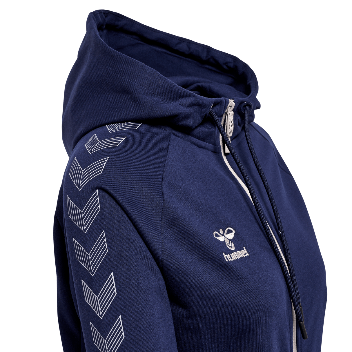 hummel Women's Move Grid Cotton Zip Hoodie-3