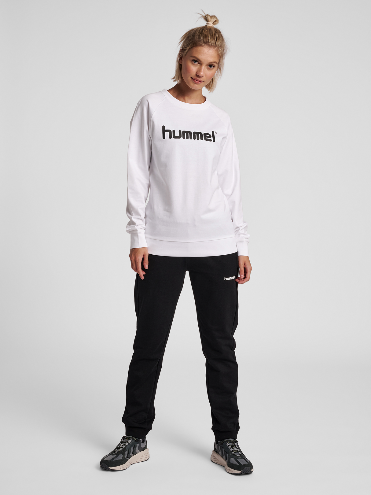 hummel Women's Go Cotton Logo Sweatshirt-3
