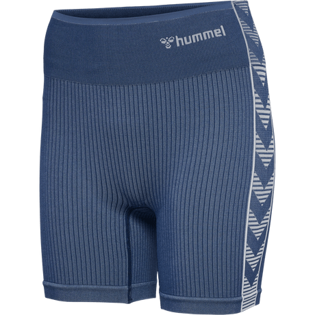 hummel Women's Mindful Training Blaze Seamless Mid Waist Shorts-1