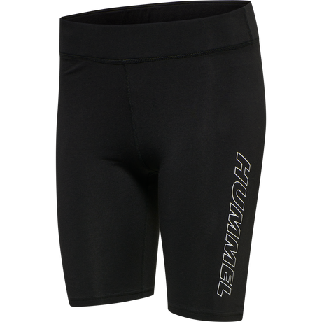 hummel Women's Training Essentials Maja Mid Waist Cotton Tight Shorts-1