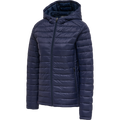 hummel Women's Red Quilted Hood Jacket-1