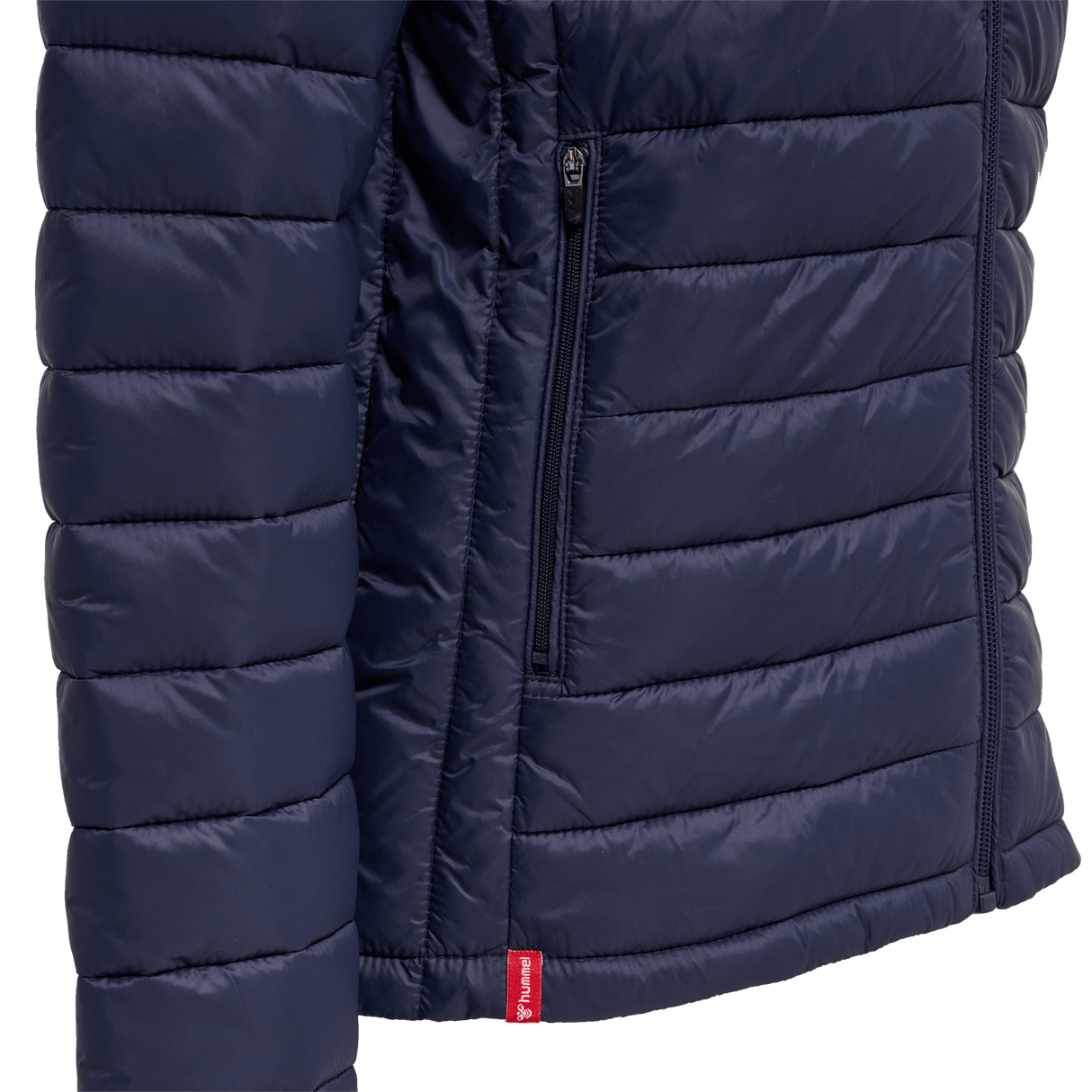 hummel Women's Red Quilted Hood Jacket-3