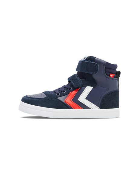 hummel Youth Slimmer Stadil Leather High Shoes-1