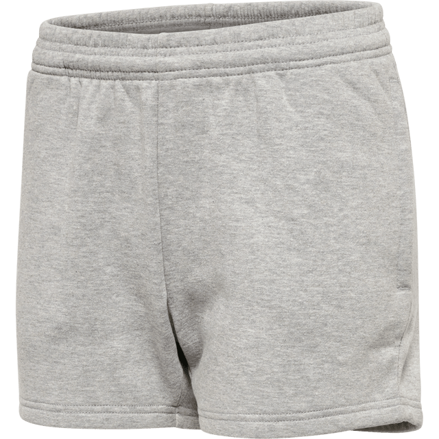 hummel Women's Red Basic Sweat Shorts-1